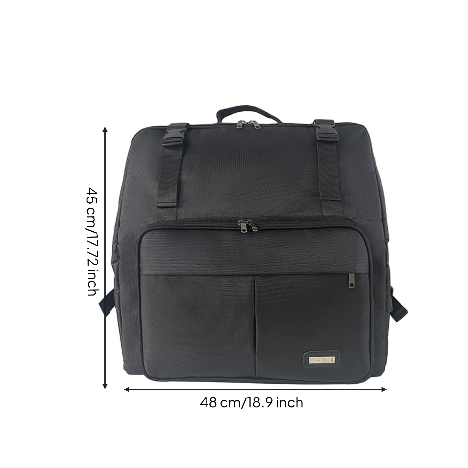 Tragetasche wasserabweisend -Instrumententasche tragbar tasche mit Schultergurten für Musikschüler, Musikunterricht, Array, Schwarz