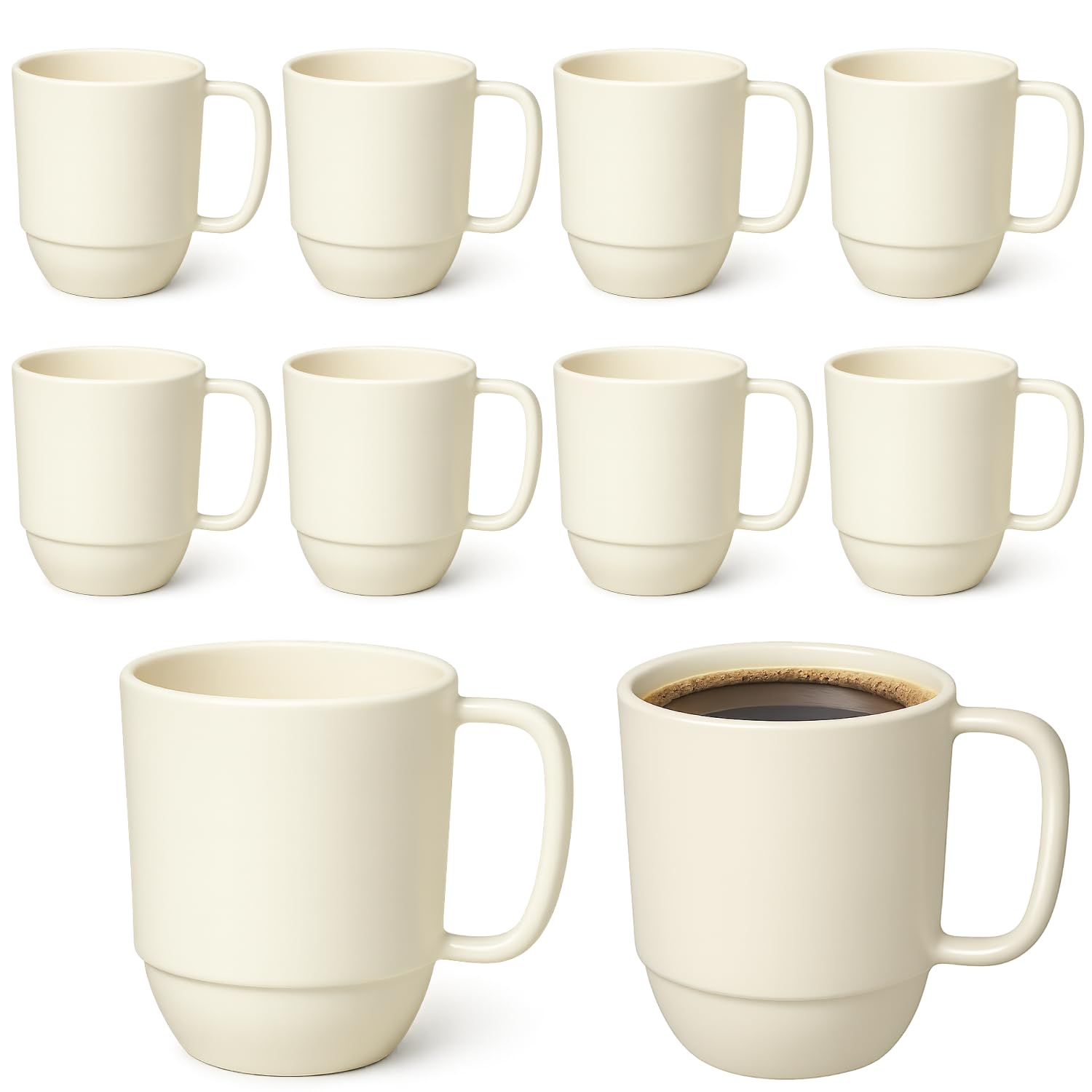 Amazon.com: JapanBargain, 10-Pack Japanese Plastic Mug 12oz