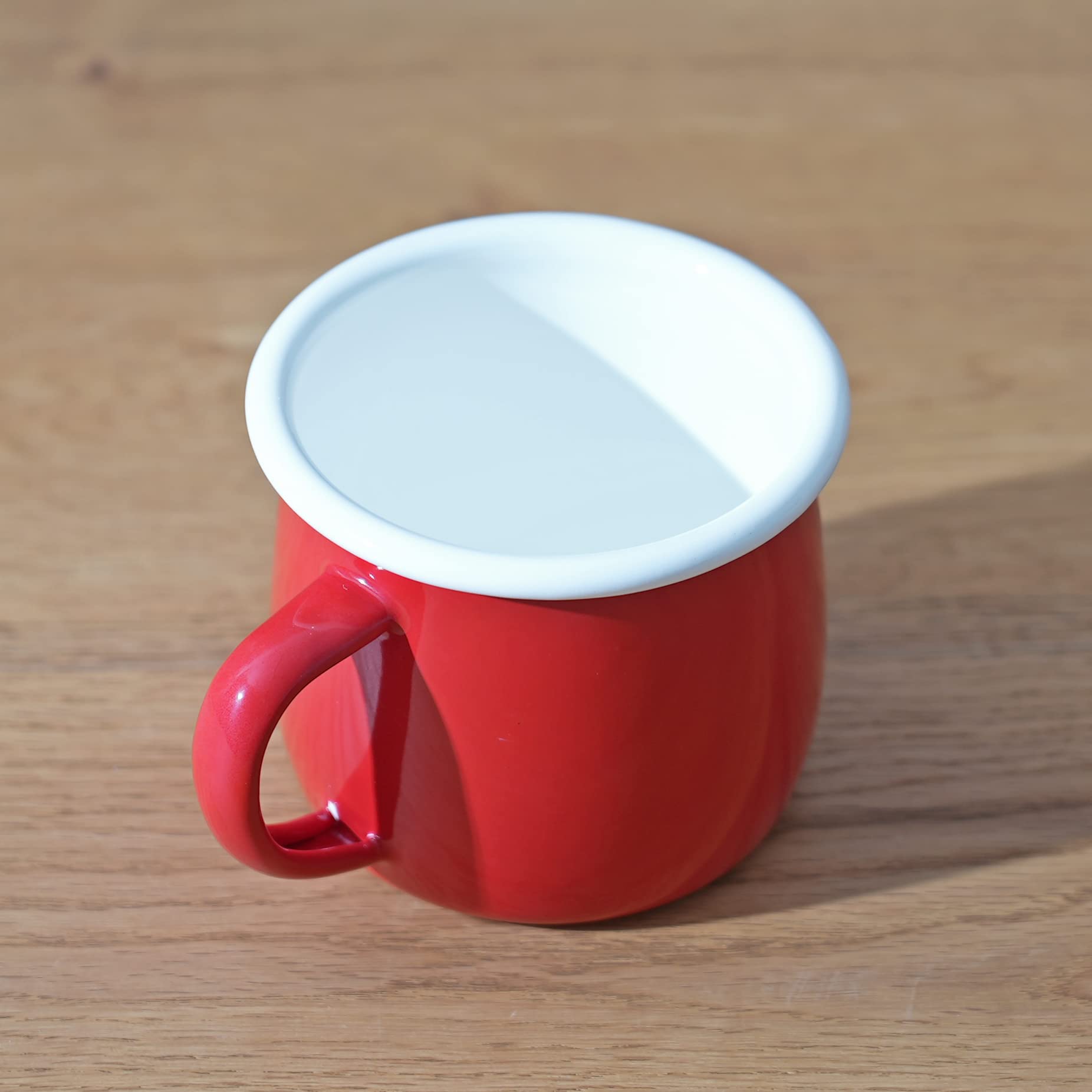 Amazon.co.jp: パール金属 マグカップ 400ml 樽型 ホーロー