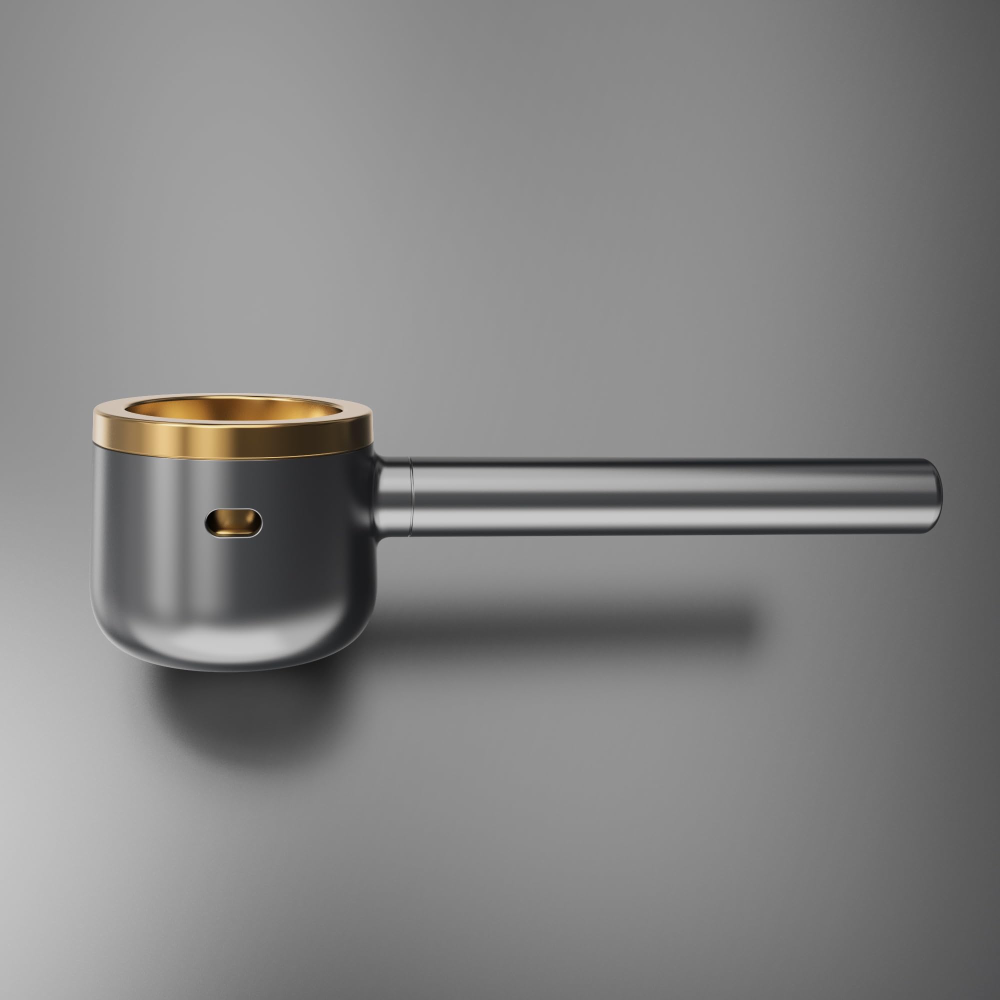 Vessel Premium Pipa Pura con inserto de doble hélice | 1g capacidad - 3-dividido | Limpieza fácil Boquilla Desmontable| Pipa de fumar | Uso de productos de tabaco (Anthrazit)