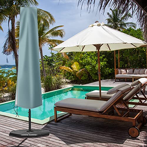 image for OKPOW Umbrella Cover 420D Oxford Fabric Patio Umbrella Covers Waterpro