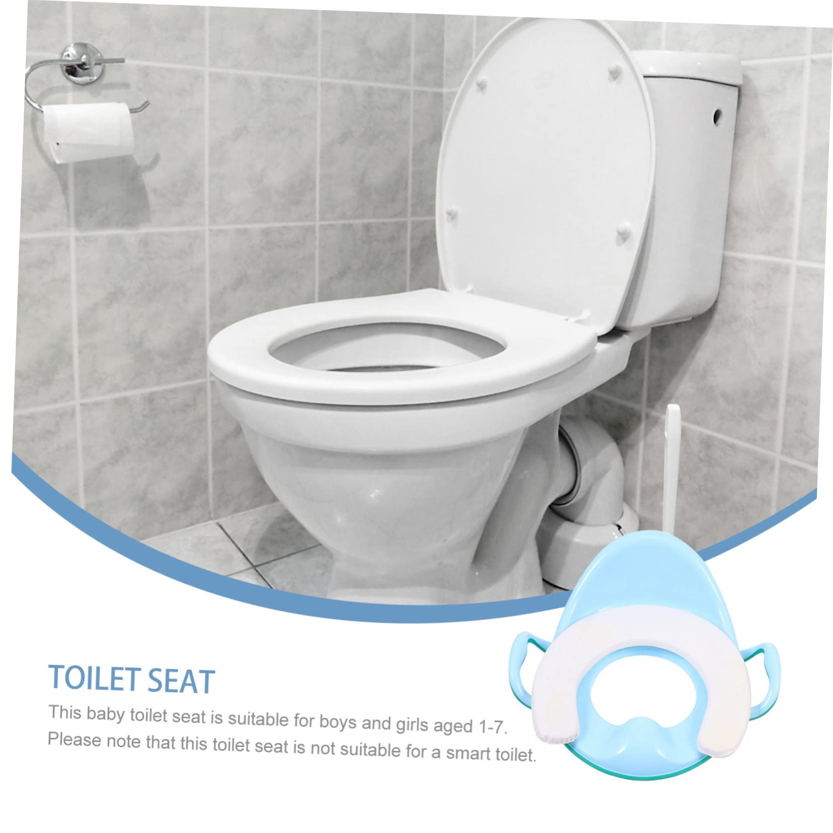 LIFKOME 1Set Sedili Per Allenamento Per Manici Sicuri e Antiscivolo Riduttore Per Wc Facile Installare e Compatibile Con Maggior Dei Water