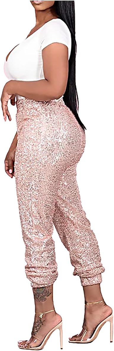 Leggings Pants Sequined Leggings Cinch 