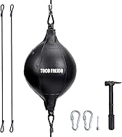 Vista 1 de TOCO FREIDO Bola de boxeo de doble extremo, bolsa de velocidad con niveles de dificultad Pelota refleja de boxeo con diadema, perfecta