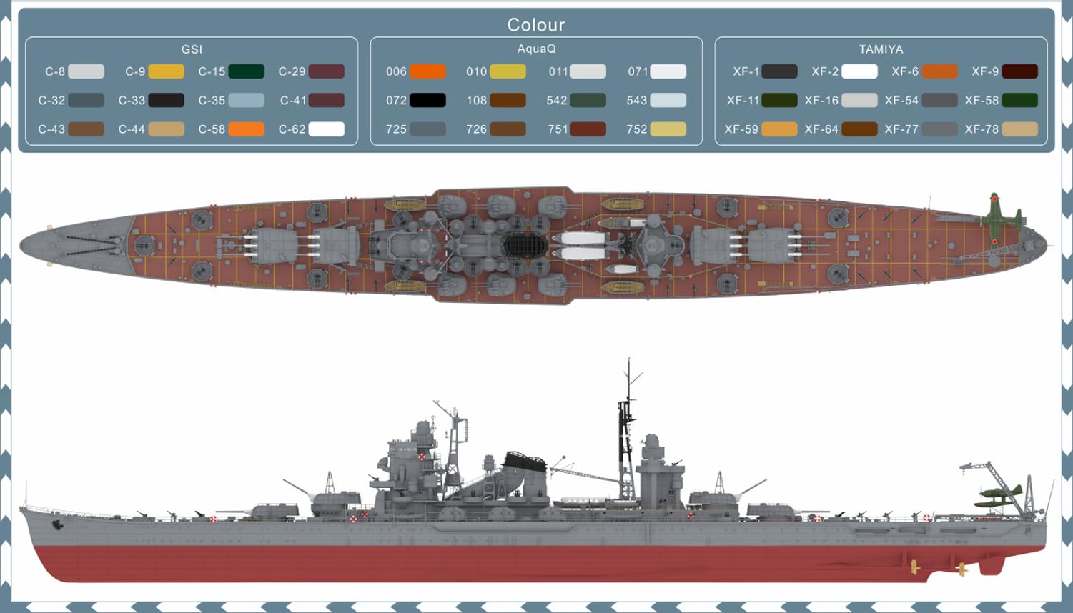 Amazon | トライアンフモデル(Triumph Model) 1/700 日本 超甲型巡洋艦