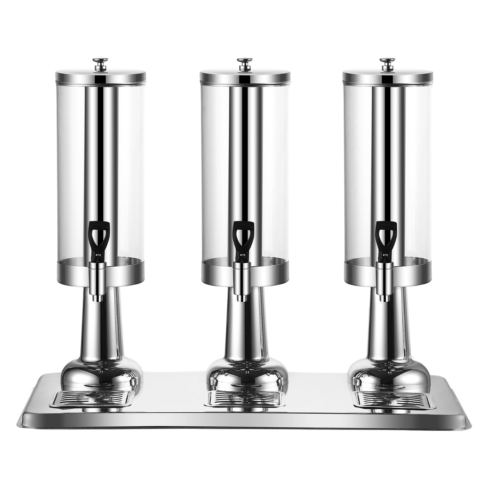 MagiDeal Dispensador Bebidas con 3 Dispensadores Autoservicio Dispensador Bebidas con pósito para, Cafería, Caring