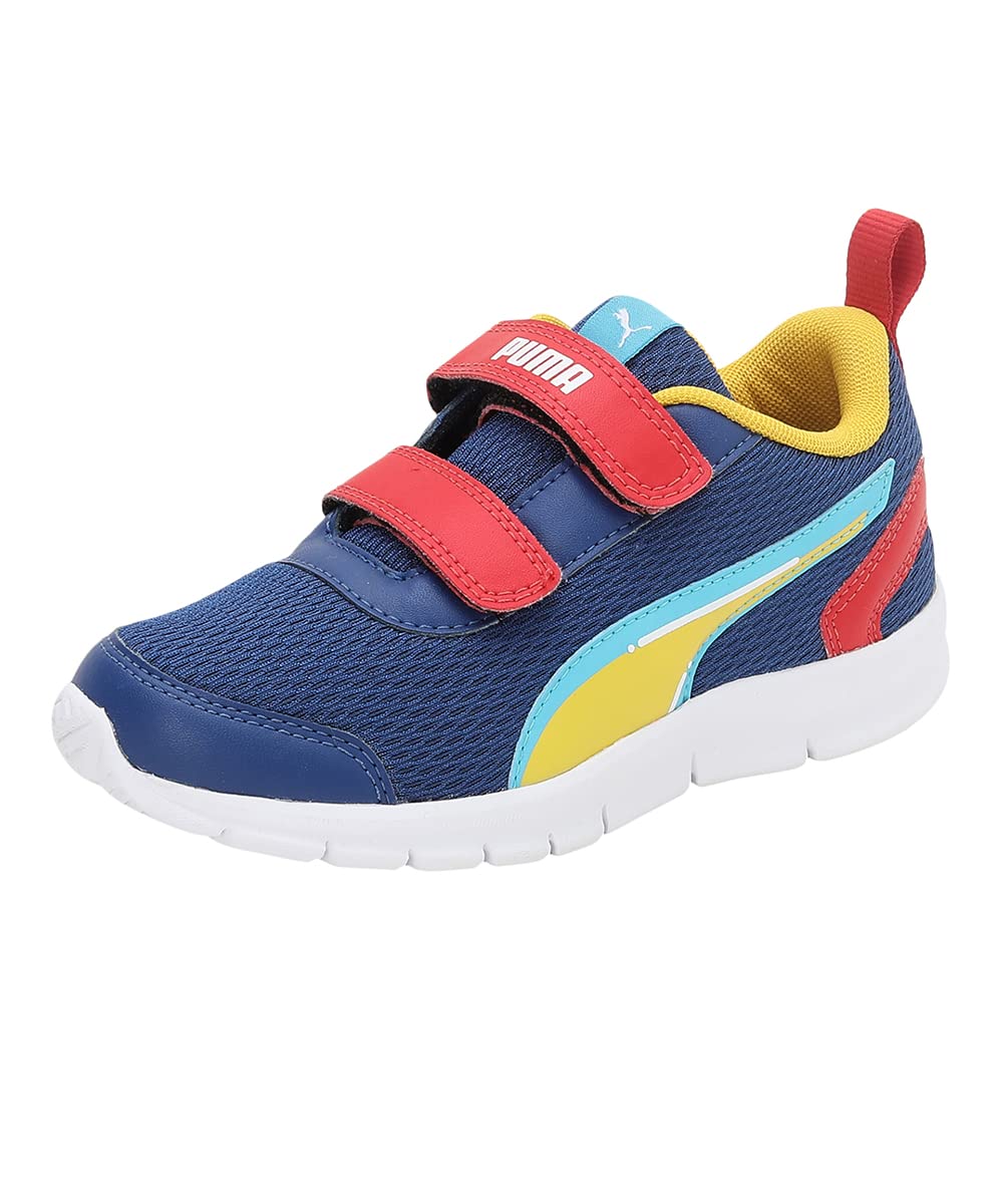 Puma Unisex-Kid Racer PS V1 Blazing Blue-High Risk Red-Dandelion Sneaker - 12UK (38882401) (B0BN67GFCV) Amazon Price History, Amazon Price Tracker
