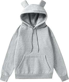 アウター レディース 韓国 かわいい 動物 プリント レディース パーカー フード付き プルオーバー レディース ゆったり 秋服 レディース トップス 秋冬 大きいサイズ ファッション トップ スウェット ジャージ