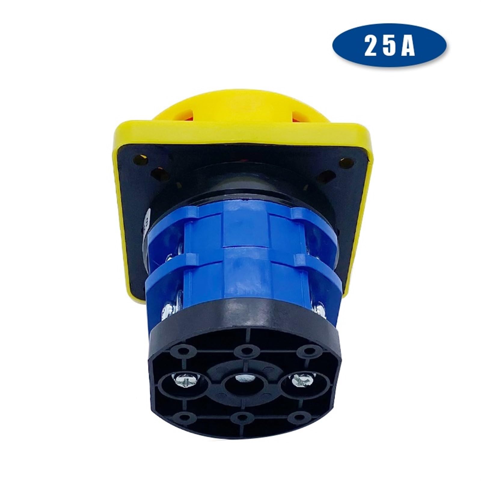 Perilla de interruptor giratorio de dos posiciones, encendido y apagado, 2 polos, interfaz de usuario, 690 V, 25 A, candado, cambio de leva, corte de energía, HZ12A-25/01, 1 unidad