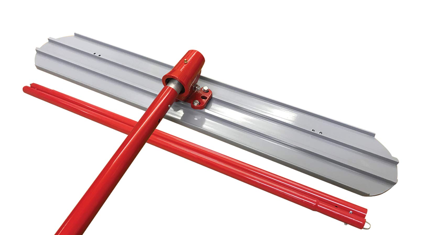 Multicrete Magnesium Bull Float 3Ft Or 4Ft Options Imprinted Concrete Tools (4Ft Magnesium Bull Float Kit With 3 Poles)
