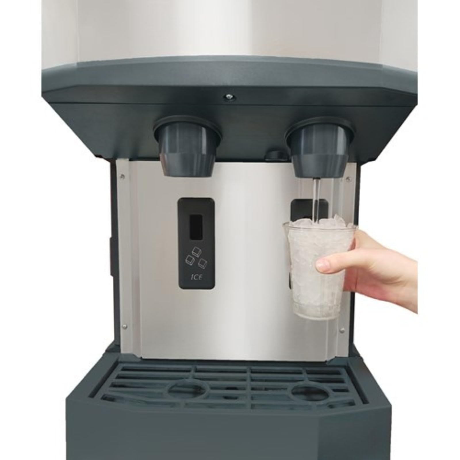 Scotsman Meridian Touchfree Countertop Nugget Ice Maker & Water Dispenser - 500 lb/Day, 40 lb Storage Bin on Fridge.com