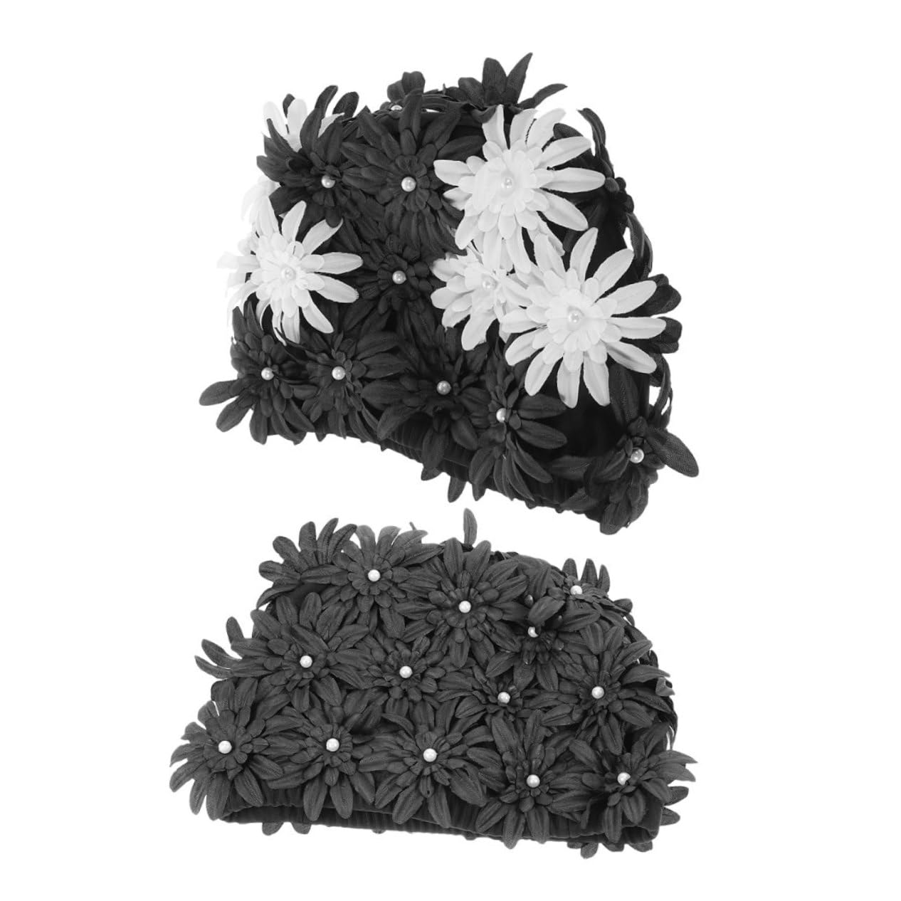 YARNOW 2pezzi Cuffia Con Protezione Elastiche e Resistenti Per Piscina e Attività Acquatiche