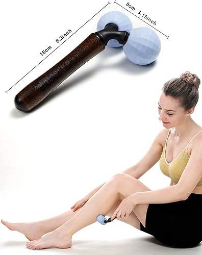Miniatura 4 de Rodillo de masaje relajante, herramientas de masaje de cuerpo completo de mano para espalda, cuello, pies, pantorrilla, pierna, brazo y tejido