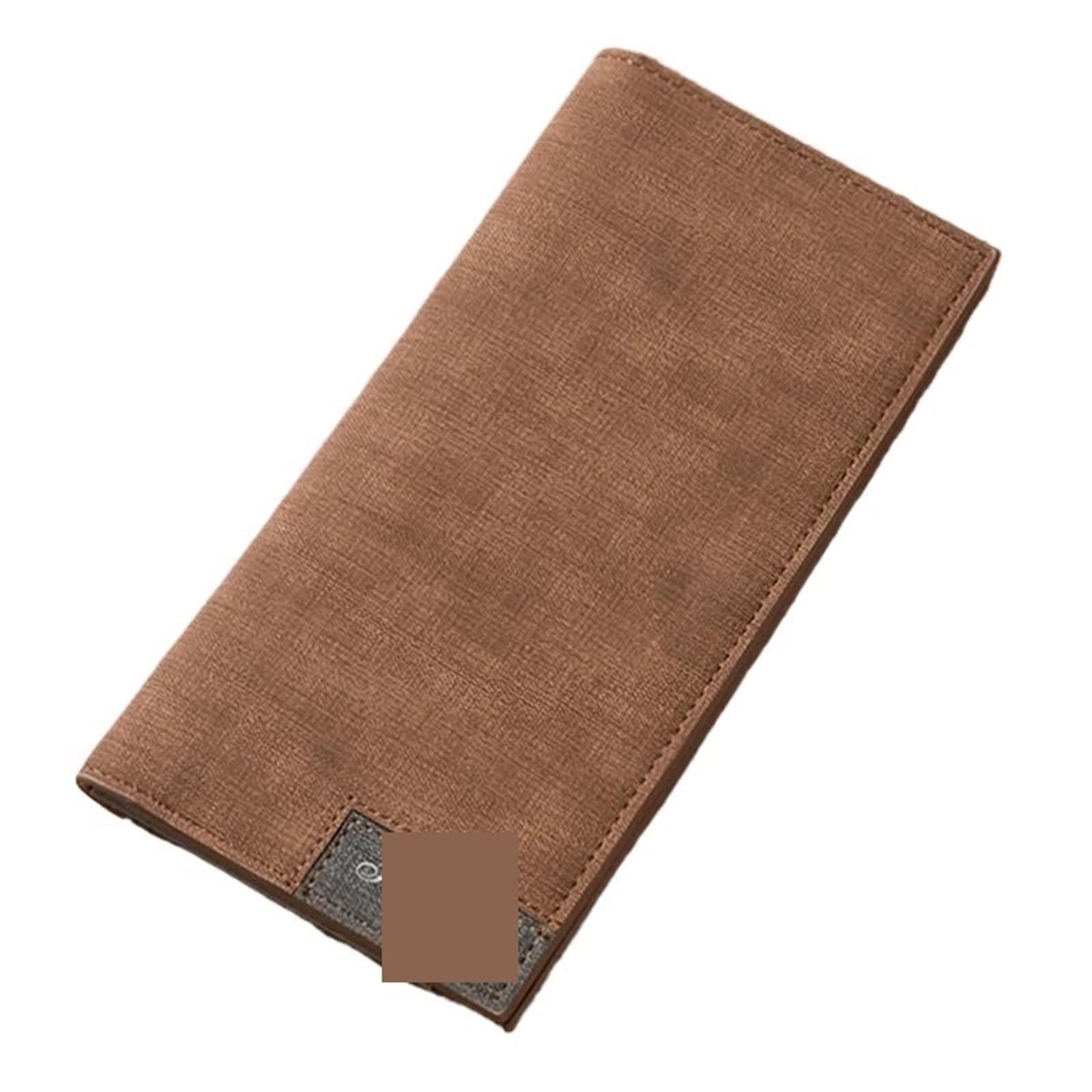 GURUSSGURUSS Wallet for women MenSlim For Vintage Leather Wallets Thin Male Porte Feuille Billetera Mens Wallet Masculina (Color : Coffee)