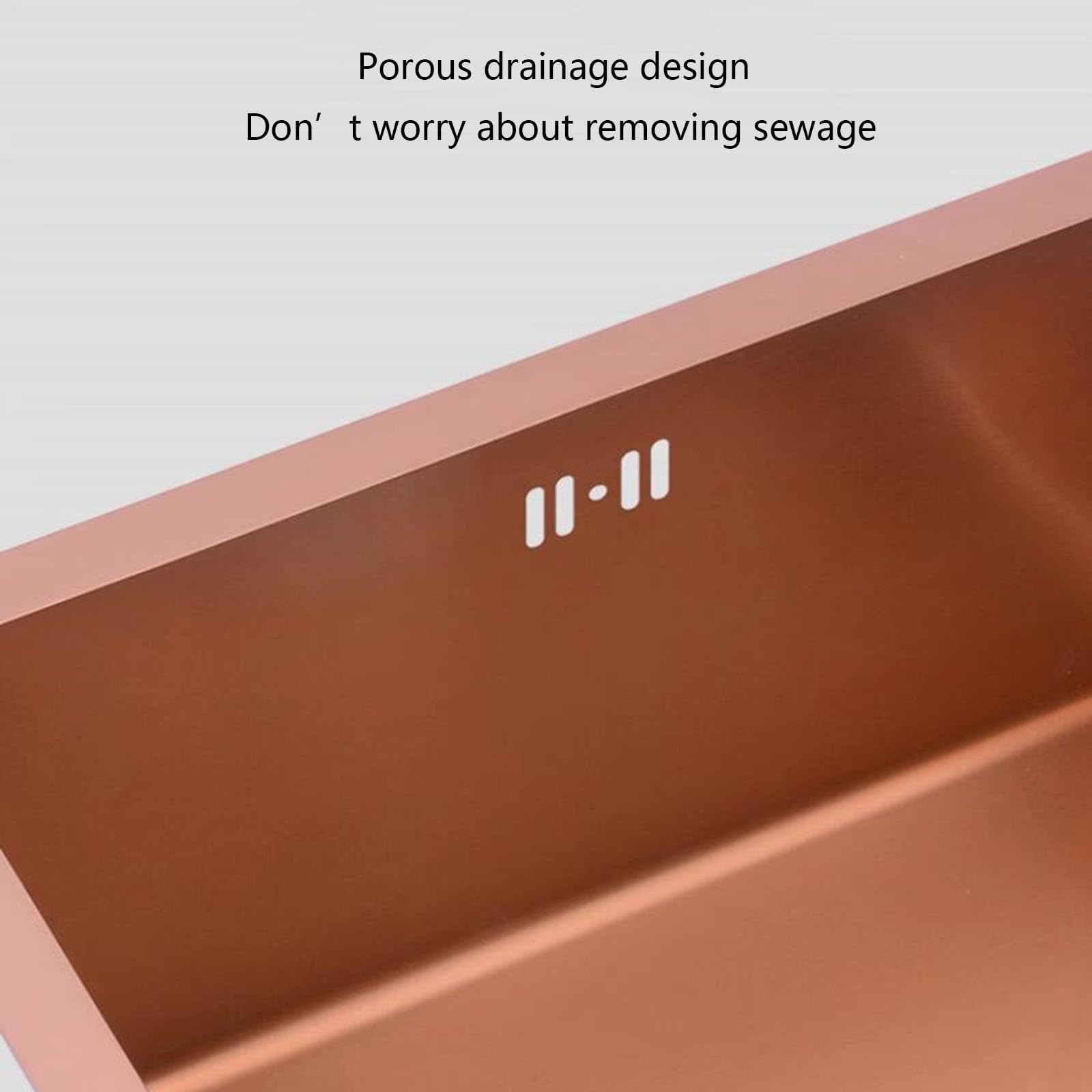 Fregadero De Cocina De Acero Inoxidable Con Grifo Y Desagüe. Diseño Moderno Y Minimalista. Para Instalación Empotrada O Bajo Encimera.(60 * 40 * 21cm)