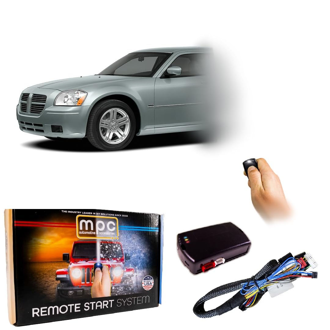 Remote Start Kit Compatible with Dodge Magnum 2005-2007 || Semi-Plug & Play || Uses Factory Remotes || Premier USA Tech Support