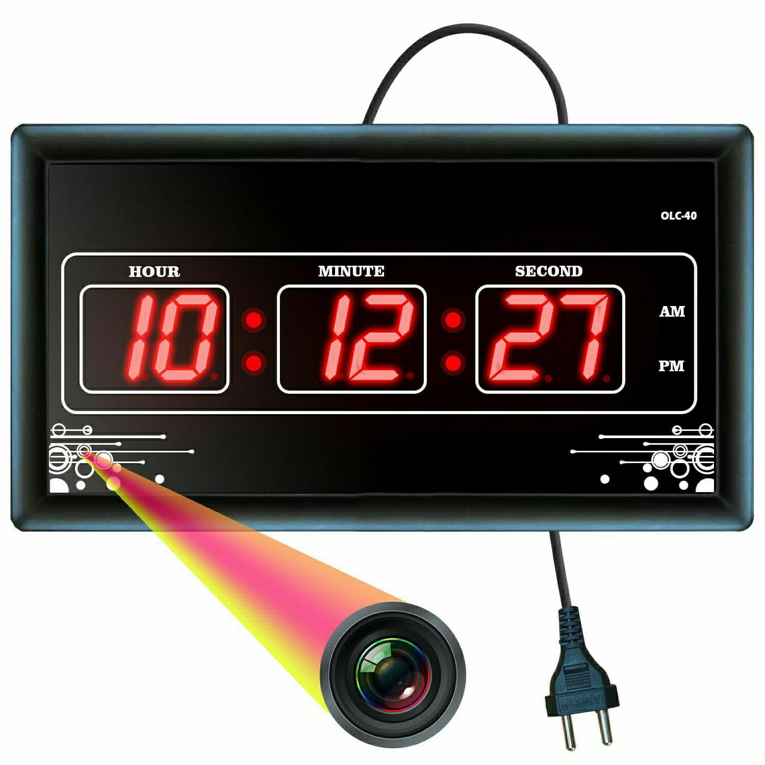 Spy Mission WiFi Digital Clock HD Hidden Camera, DVR & WiFi Remote View Secret Camera for Home Security 32 GB inbuilt Memory Motion Activated Small Hidden Camera & Discreet Surveillance Cameras-picture-13