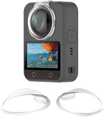PULUZ Protector de lente para DJI Osmo Action 360, cubierta protectora de PC HD Sport Camera Lens Protector a prueba de golpesresistente a los