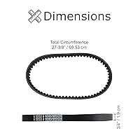 Vista 3 de AlveyTech Cinturón convertidor de par 203589 - Correas de repuesto para el Coleman KT196 Go-Kart, Mini Pit Bikes, Correas de transmisión de moto