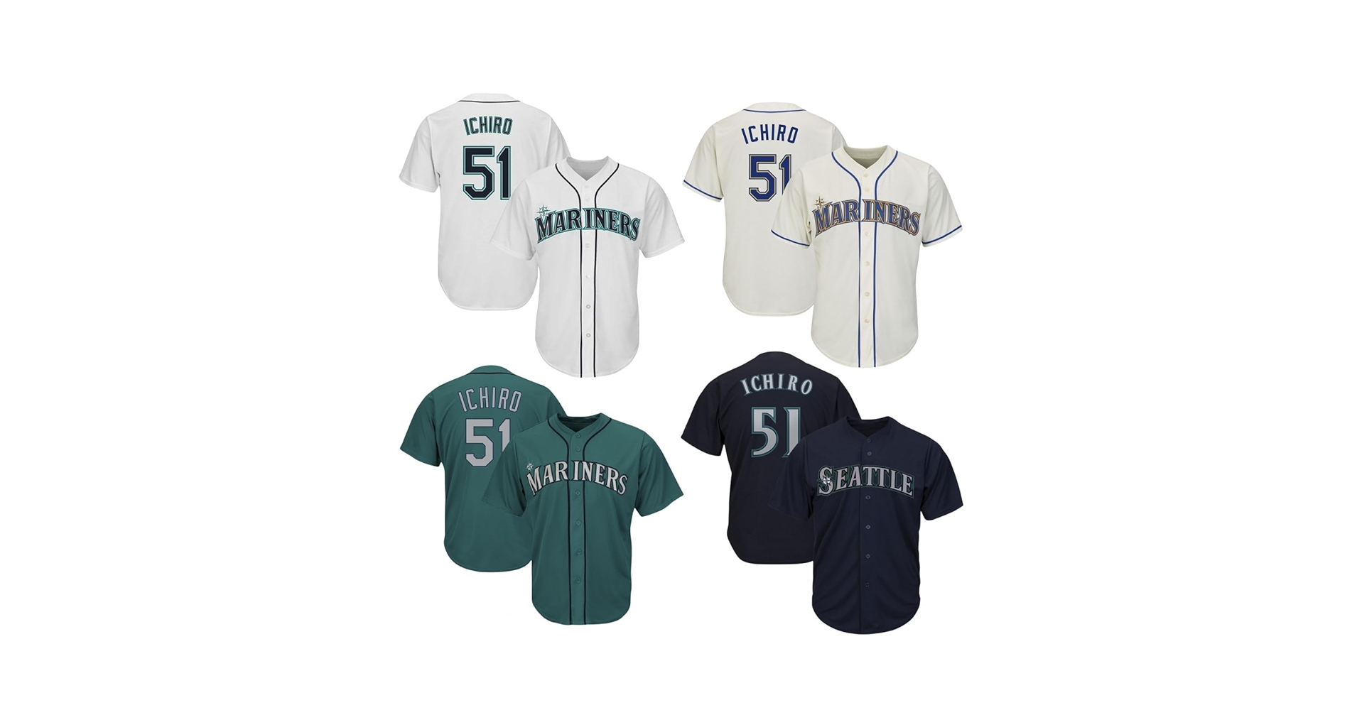 【希少NIKEユニ】#51 ICHIRO イチロー ユニフォーム　限定　正規品 希少NIKEユニ】#51 ICHIRO イチロー ユニフォーム 限定 正規品