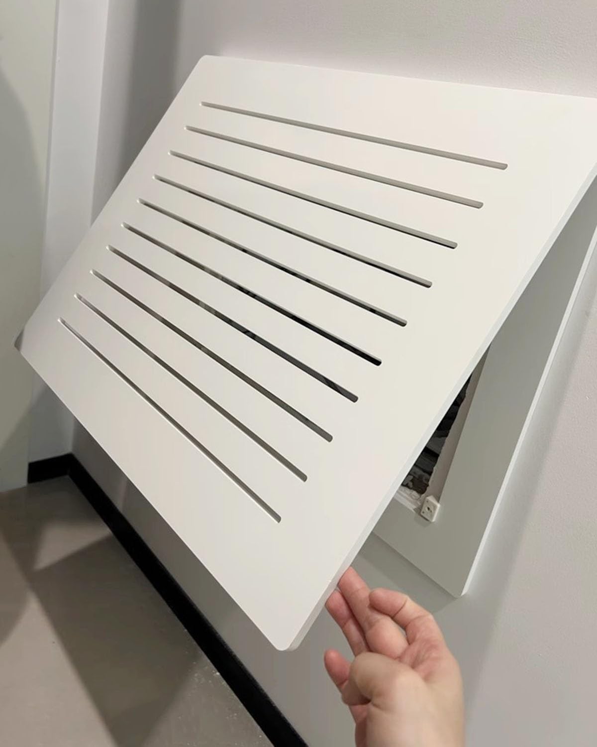 Copri Quadro Elettrico Copertura per Scatola Fusibili da 25, 30, 40, 45, 50 e 60 cm, Quadro Elettrico Traspirante, Copertura Decorativa per Scatola di Distribuzione(20x16in/50x40cm)