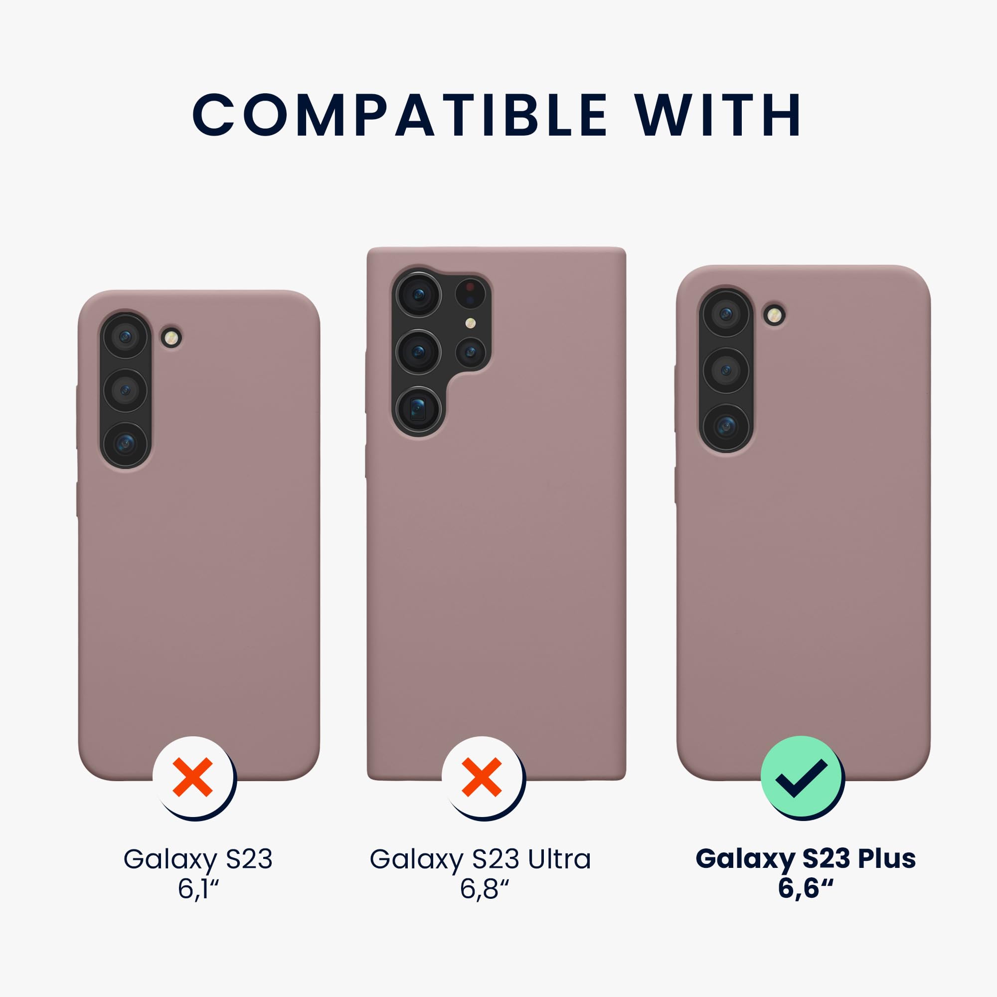 kwmobile Custodia Compatibile con Apple iPhone SE (2020/2022) / 8/7 Cover - Back Case per Smartphone in Silicone TPU - Protezione Gommata - lavanda lilla