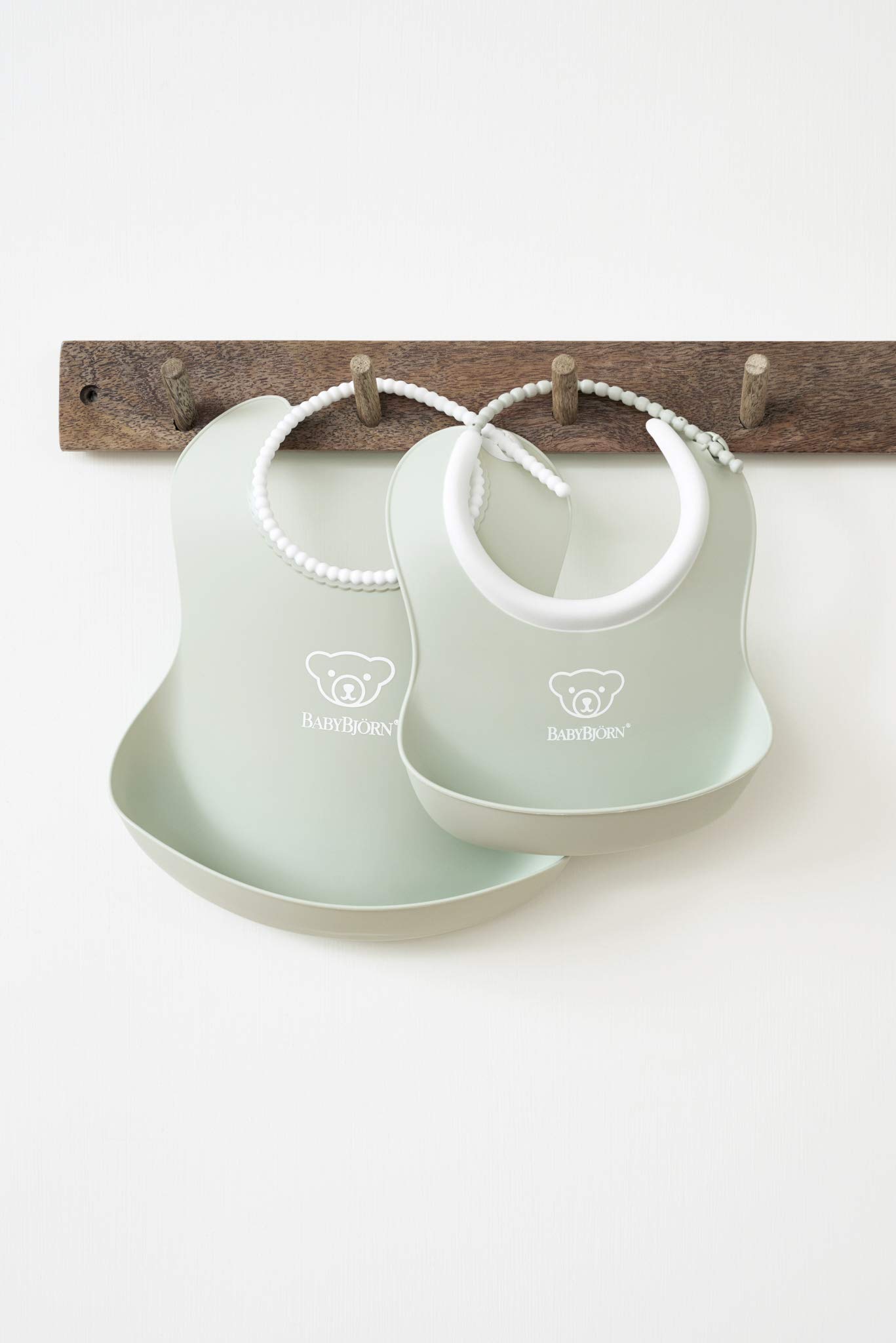 BabyBjörn Ensemble Bavoirs, Vert pastel