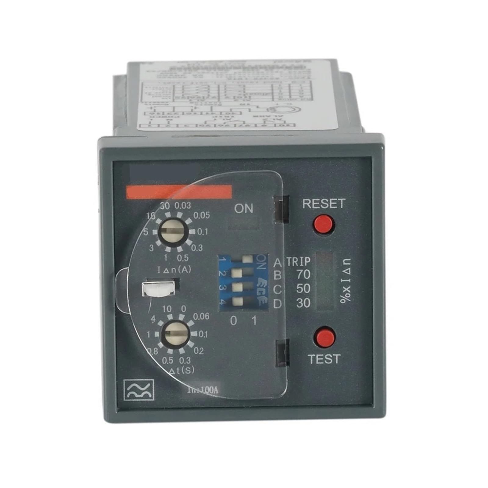 Jfqowcmp One Color Asj10l-Ld1a/C Transformer Motor Residual Current Device Rs485 Rcd Smart Earth Leakage Relay(Asj20-Ld1c Ac Type)