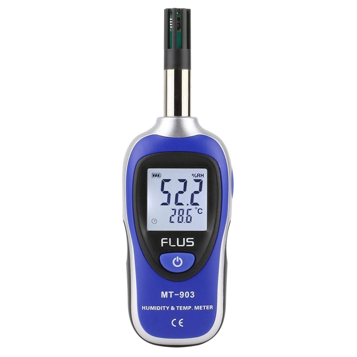 Termometr temperatury wilgotności Ręczny przenośny cyfrowy bezkontaktowy mini wyświetlacz LCD Miernik MT-903 Do laboratorium
