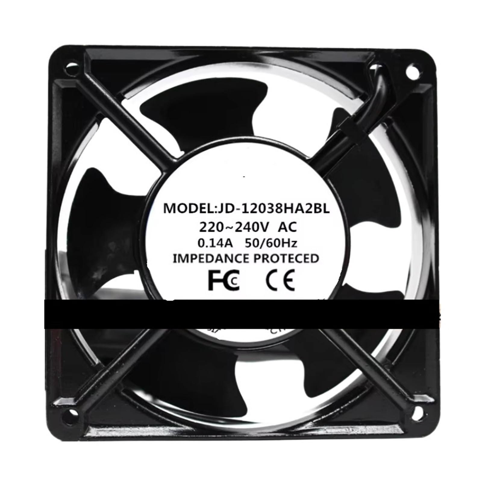 Ventilateur de refroidissement pour serveur JD-A12038HA2BL extracteur air armoire AC 220V