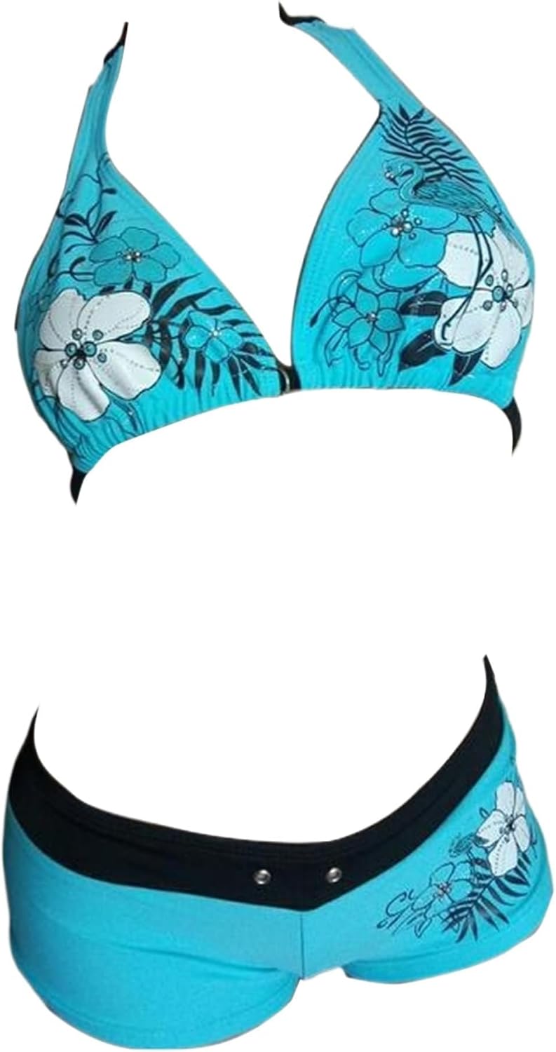 Tankini Y2k Bikini Set 2000s Cute Bathing Suits Kawaii Vintage Bikini with Shorts Set 2 Piece Grunge Emo Alt Swimsuit