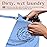 zcyxuuw Girls Trip Gifts Wet Dry Bag, Beach Bag Wet Bag Favors, for Swimsuit Toiletry Travel Essentials For Women Aloha Bags, Beach Travel Gym Laundry bags for Dirty Diaper Swimsuit Gifts (Blue)