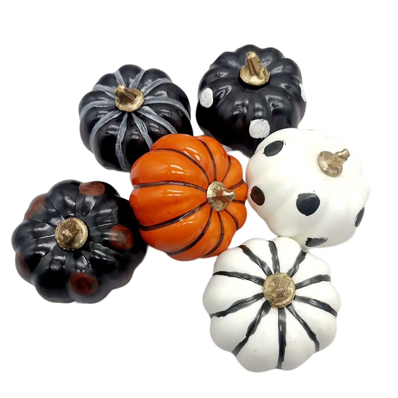 Nucelit Seasonal Pumpkin Centerpieces Halloween Celebration Pumpkins Collection Unique Desk Display for Stylish Decors Halloween Decorations