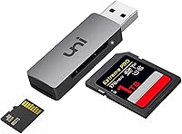 Vista 1 de uni Lector de tarjetas SD, adaptador de tarjeta SD USB 3.0 de alta velocidad, lector de tarjetas de memoria Micro SD, compatible con tarjeta