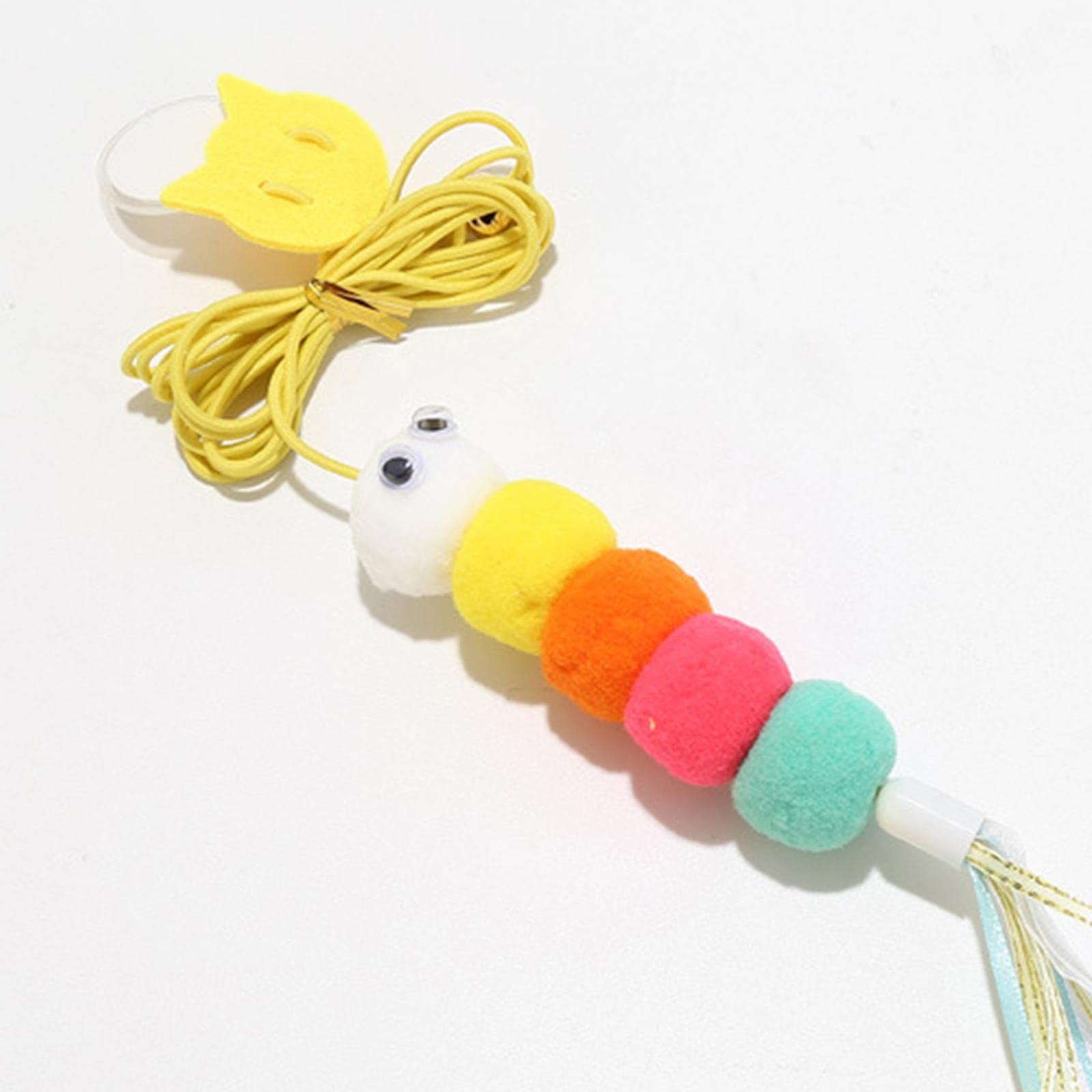 GAH Pet Cat Teaser Toy for Indoor Cats Hanging Retractable Interactive Toy Colorful Worm (B0BLZ8V2YY) Amazon Price History, Amazon Price Tracker