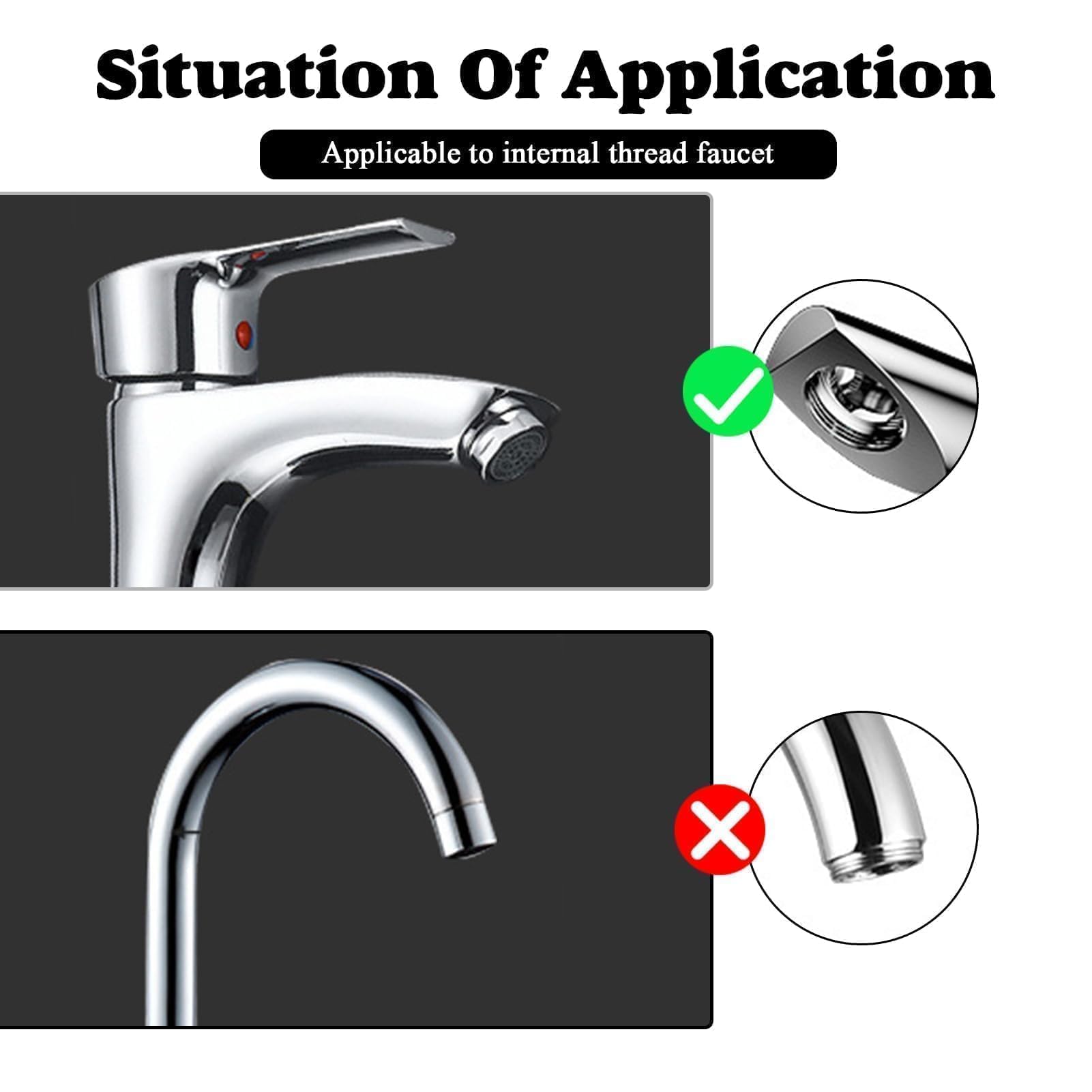 Adapter do kranu z mieszaczem M18.5 - M22 dla Ikea, Grohe, Neoperl Tj, filtr Brita, metalowe złącze do podłączenia napowietrzaczy