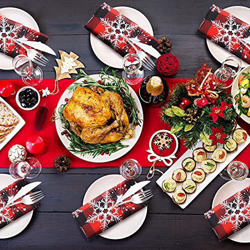 Set de 12 Servilletas de Tela Navidad Cuadradas 51x51 cm miniatura 5