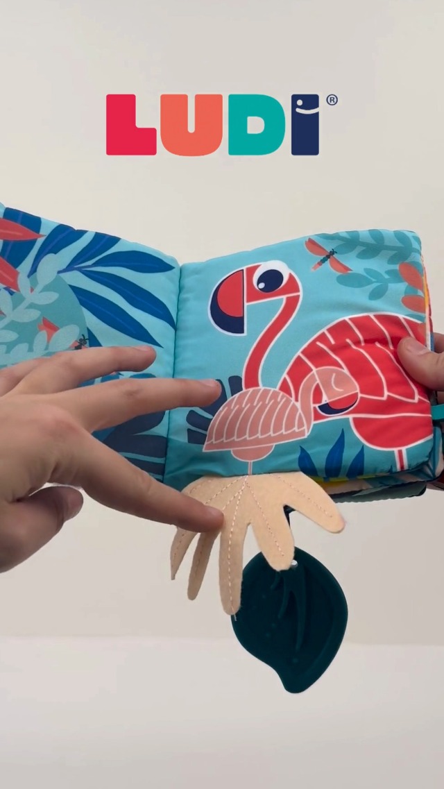 Tewzafiya Livre Doux Pour Bébé, Livre D’Éveil Jungle Avec