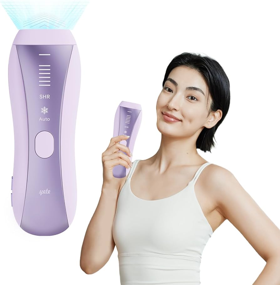 Amazon | Yete（エイティー）脱毛器 IPL 冷感無痛ケア SHR連続照射