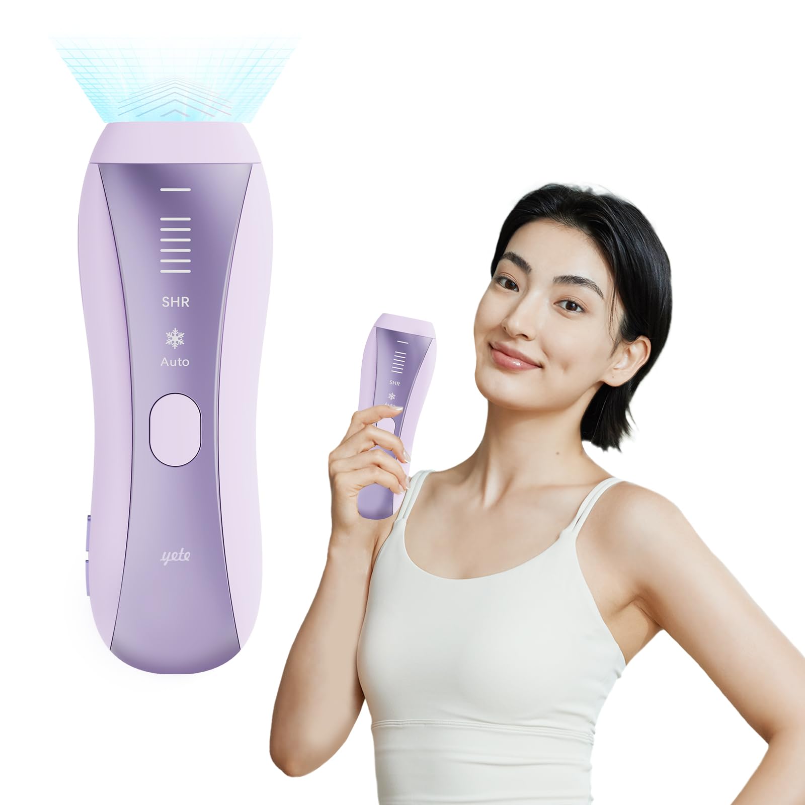 Amazon | Yete（エイティー）脱毛器 IPL 冷感無痛ケア SHR連続照射