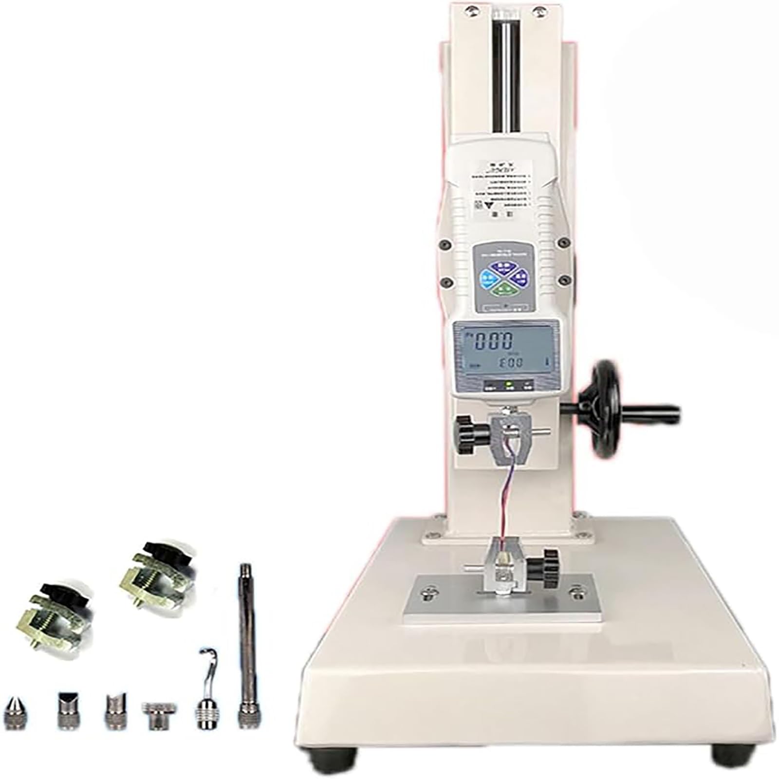 Máquina de prueba de tracción digital, banco de pruebas vertical de manivela para textiles y equipos deportivos Análisis de durabilidad