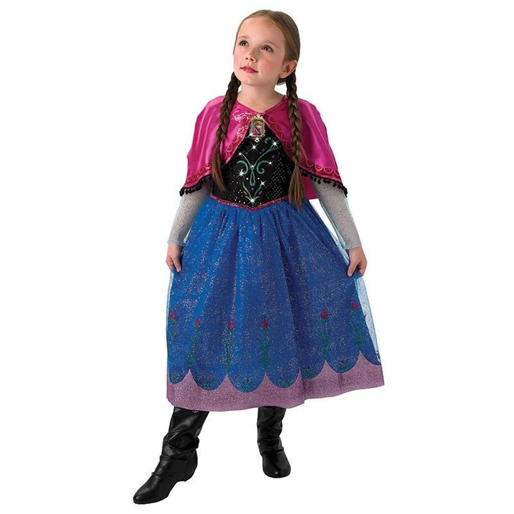 Rubie's 3610366 - Anna Frozen Musical - Light up Dress - Child, Przebranie i kostiumy, L
