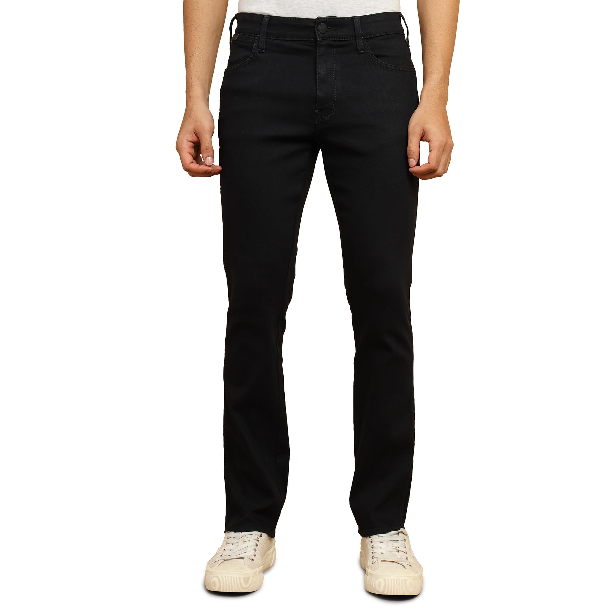 WranglerMen's Millard Straight Fit Mid-Rise Jeans