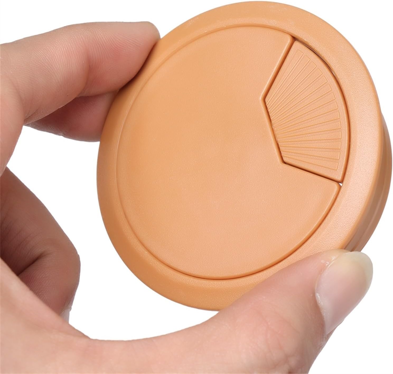 デスクケーブルホールカバー、1個 60/80mm デスクワイヤーホールカバー デスクテーブル プラスチックケーブルホールカバー PC