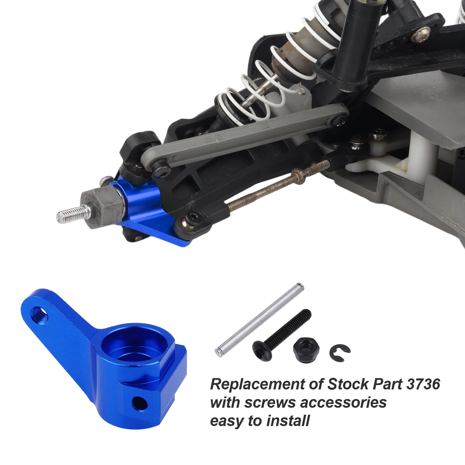 ron様 Amazon.com: Hobbypark Aluminum Front Steering Blocks Upgrade
