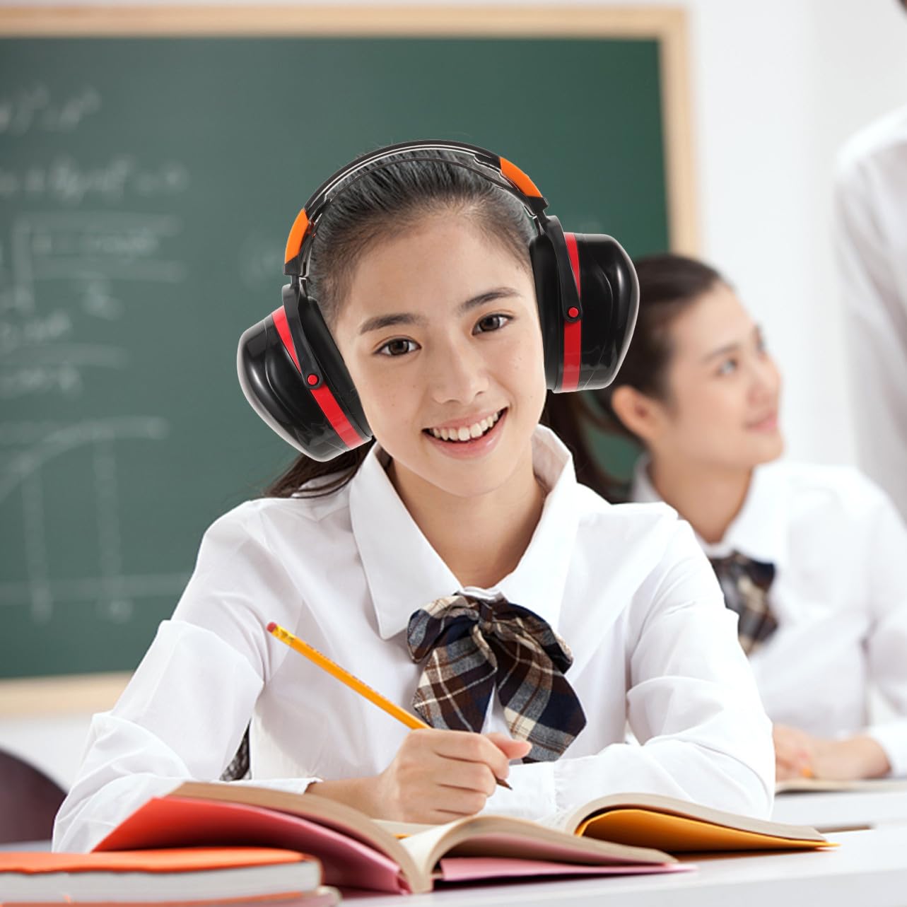 HOMSFOU Schalldichte Ohrenschützer Kopfhörer Mit Schallschutz Ohrstöpsel Zur Unterdrückung Von Schlafgeräuschen Headset Für Jazz-schlagzeuger Professionelle Kopfhörer Plastik