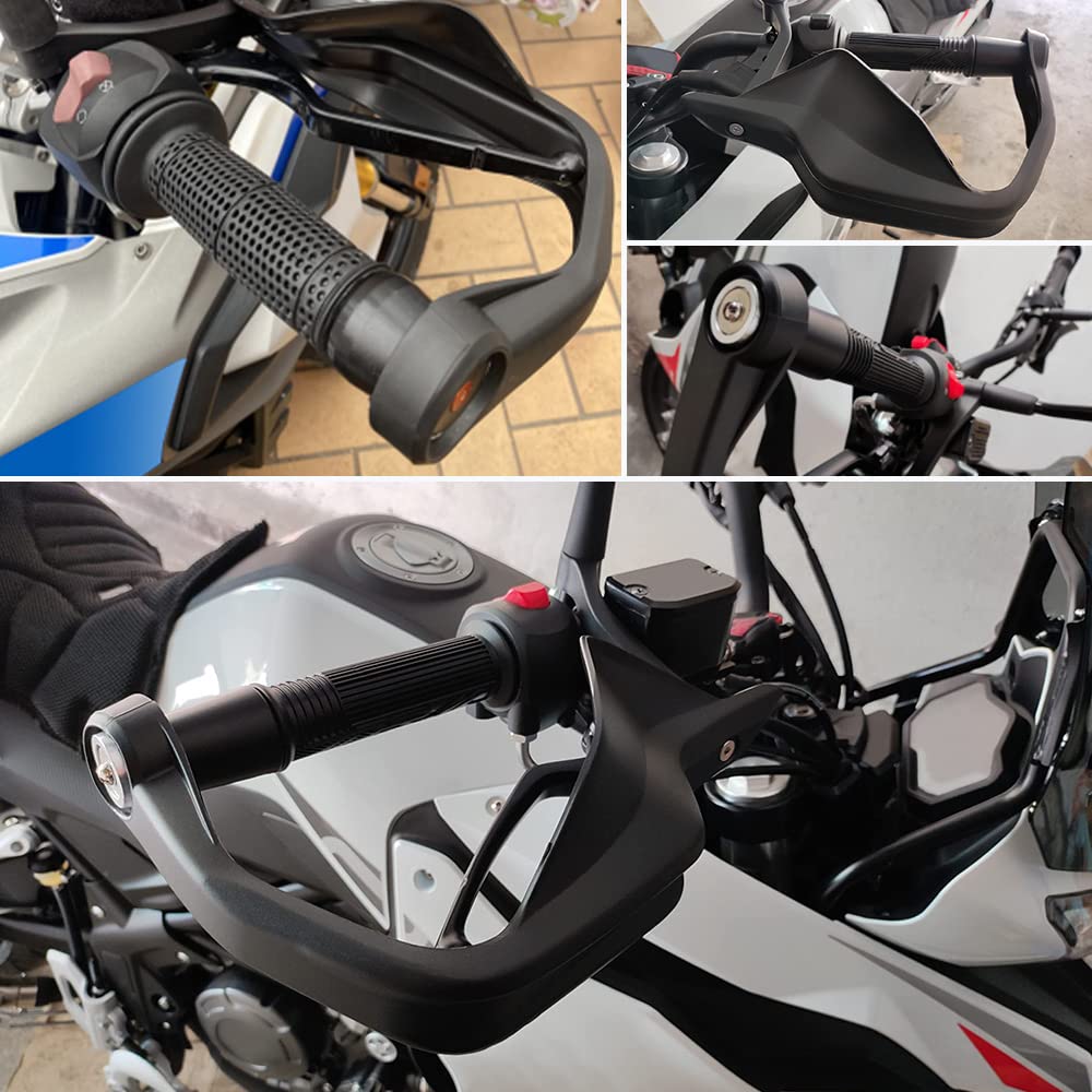 Paramani per moto, protezioni in plastica ABS, compatibili con NC700X 750X CB650F CTX700 2014-2018, colore: nero