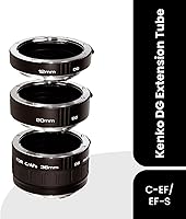 Vista 3 de Kenko Juego de tubos de extensión automática DG para lentes Canon EOS A-EXTUBEDG-C