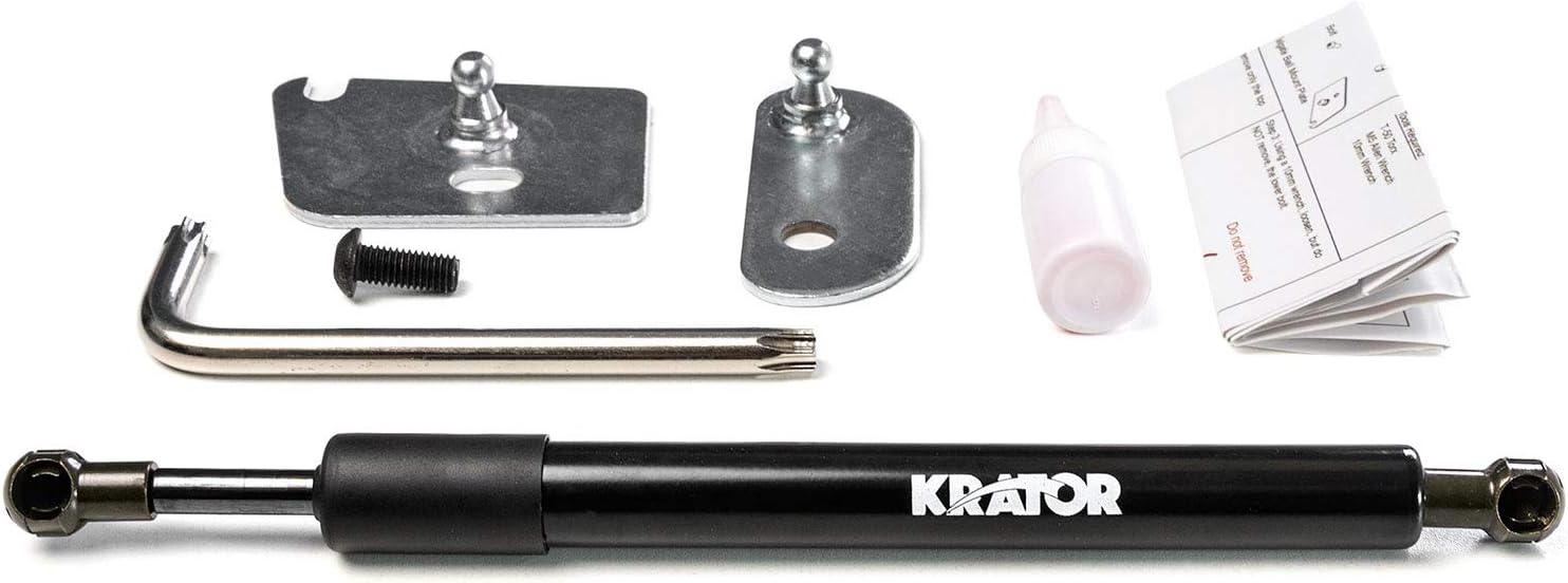Tailgate Assist Lift Support Pickup Truck Tailgate-Lowering System Compatible with 2015-2019 Ford F-150 (Incl. Ranch, Lariat, Raptor*, Platinum, XL, XLT) - Read Desc. for Exact Years and Details