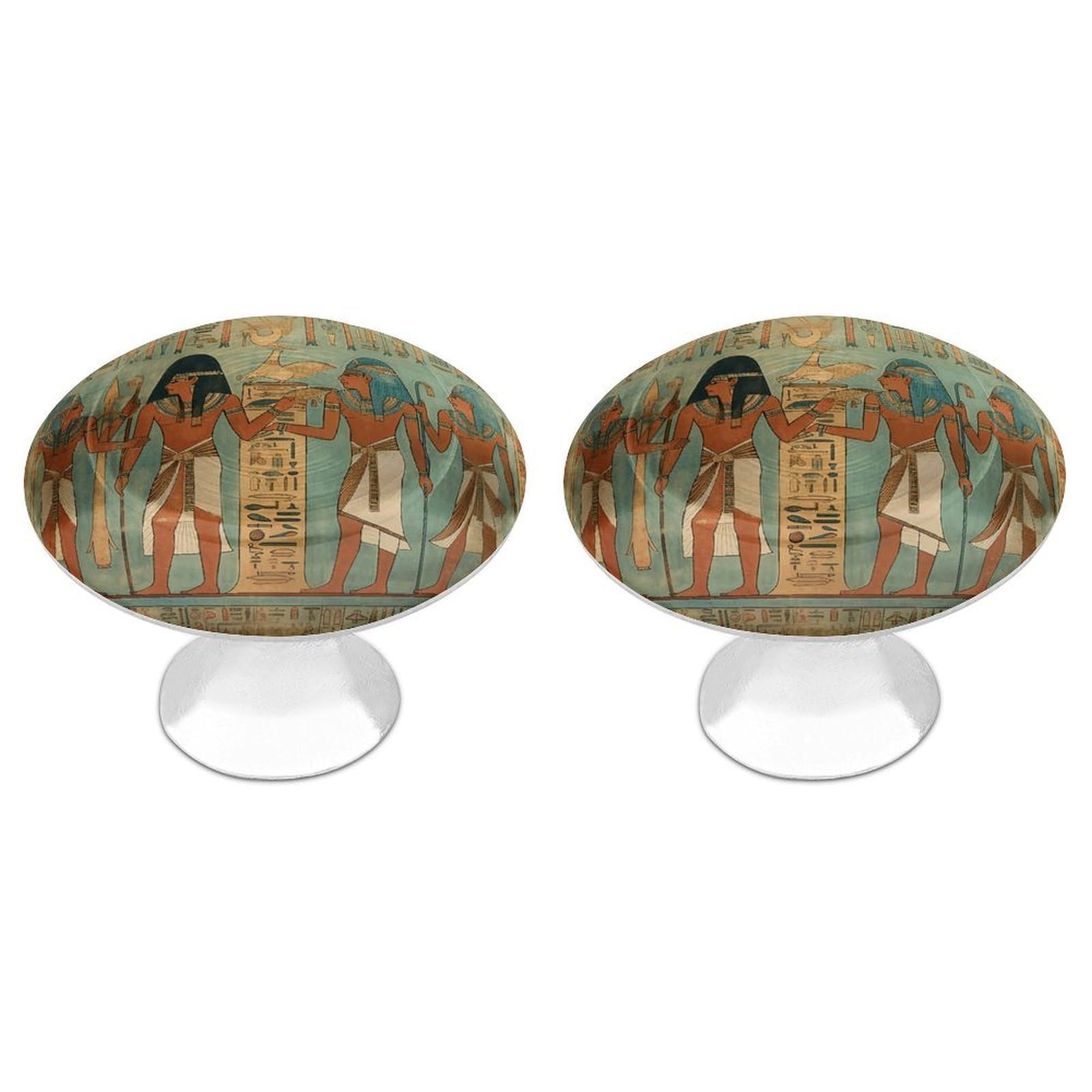 Vstadank Women's Style In Ancient Egypt Cabinet Knobs Round Wardrobe Pulls Simple Drawer Handles With Screw Aluminum Alloy Closet Door Pull Modern Cabinet Hardware For Dresser Drawers 2 Pack